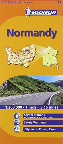 Normandy Michelin Regional Map (Michelin National Map) by Michelin 206713521X