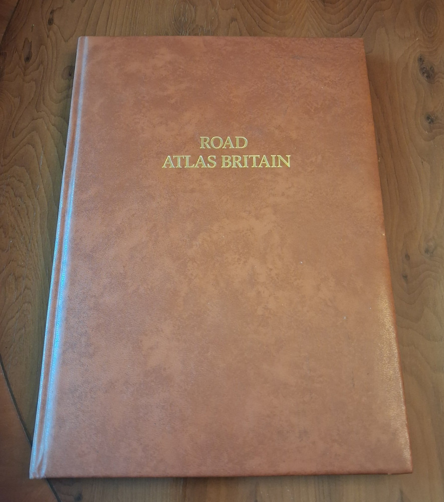 Bartholomew Road Atlas Britain Tan Cover 5 miles to the Inch 1977 Edition