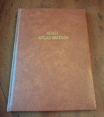 Bartholomew Road Atlas Britain Tan Cover 5 miles to the Inch 1977 Edition