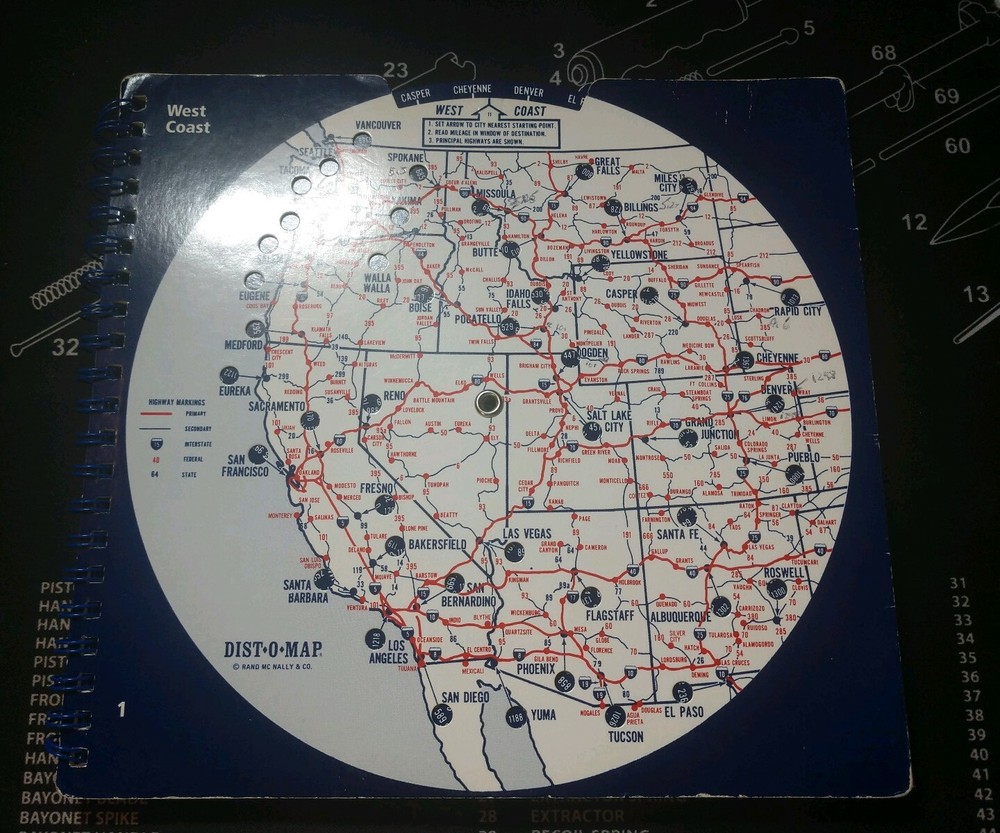 Rand McNally Dist-O-Map: Travel Distance Finder by Rand McNally and Company