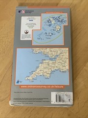 OS Explorer 101 Isles of Scilly Map 2005 Ordnance Survey 1:25,000 Walking Map