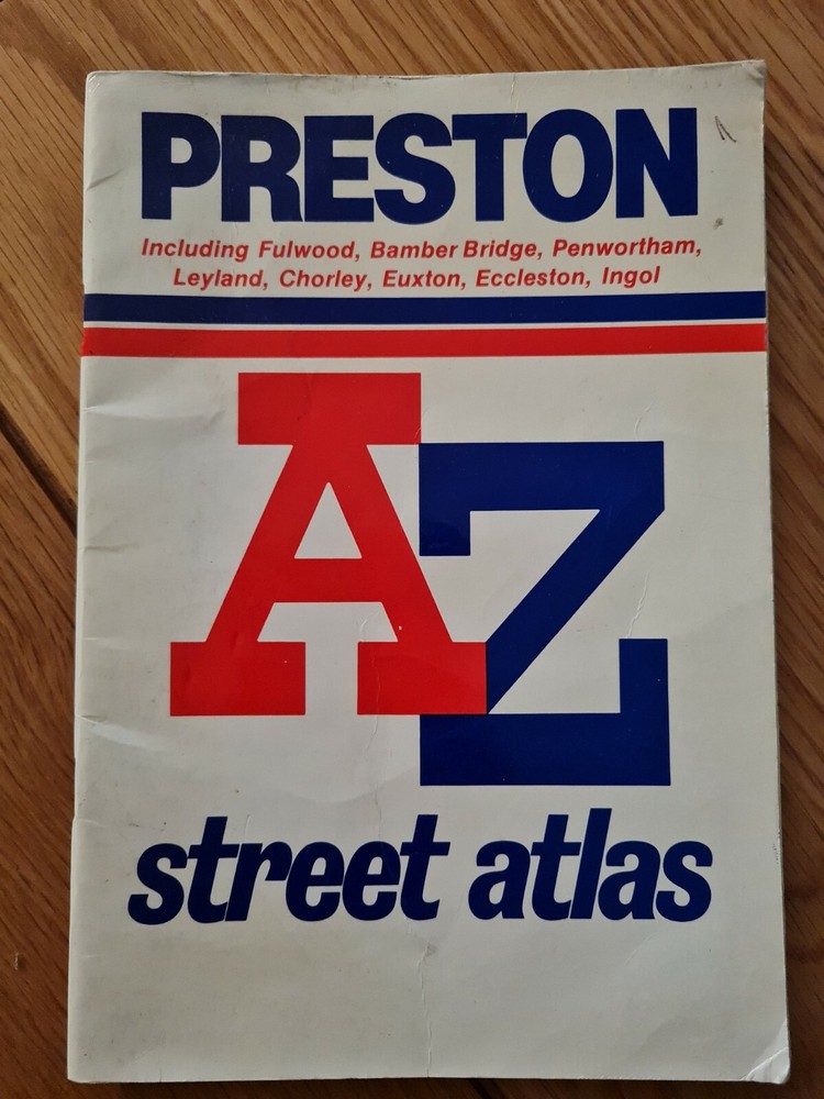 Preston A-Z Street Atlas 1991