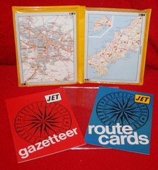 JET Route Cards. 68 “Map Cards” in plastic yellow folder.