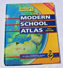 PHILIP’S MODERN SCHOOL ATLAS 95TH EDITION HARDBACK 2006