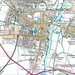 OS Explorer 171 Chiltern Hills West, Henley-on-Thames and Wallingford Map (2015)
