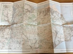 1983 Ordnance Survey Pathfinder Map SZ 58/68 & Part SZ48 Newport (Isle Of Wight)