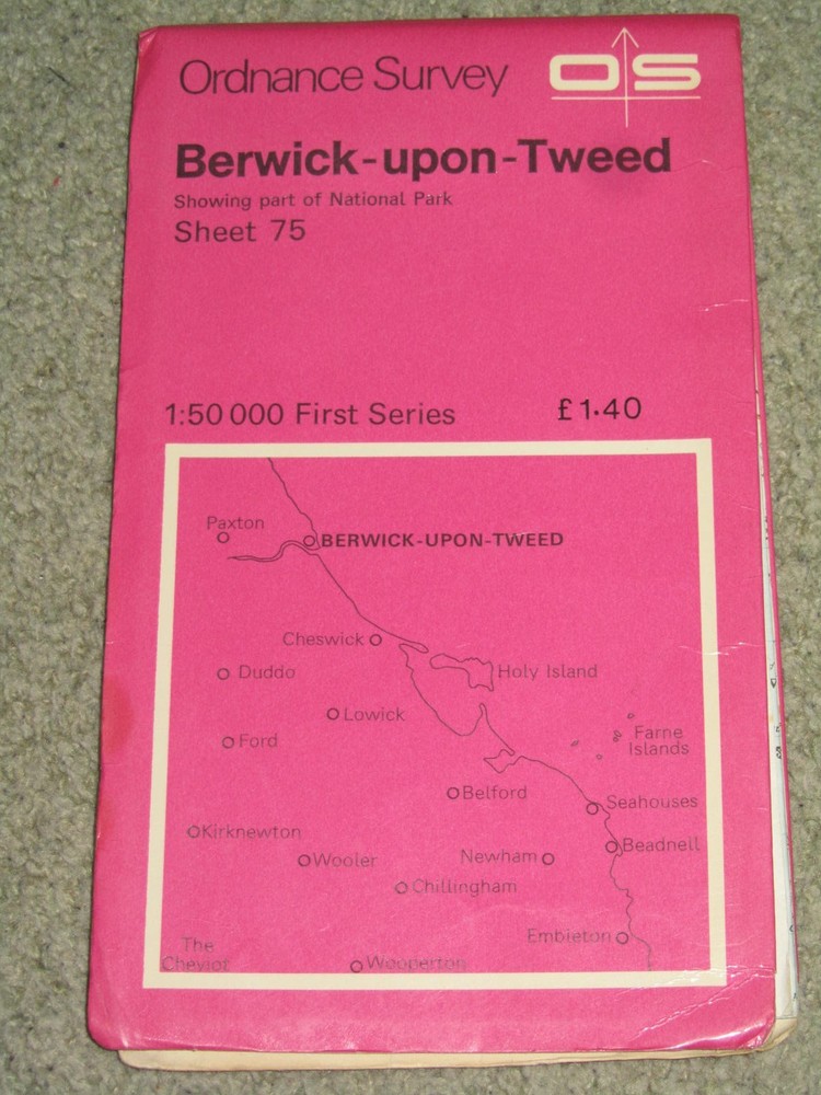 OS Ordnance Survey Landranger maps – Northern England, v good condition; 1974-01