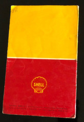 Brittany, Shell vintage tourist map in French