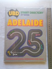 1987 UBD Adelaide Street Directory 25th Edition Ford Holden Valiant Nissan