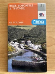 OS Explorer Map 111 BUDE, Boscastle, Tintagel – New/unused