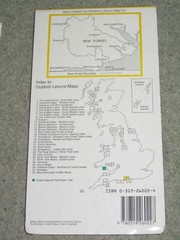 Ordnance Survey Outdoor Leisure OL 22 New Forest – 1992