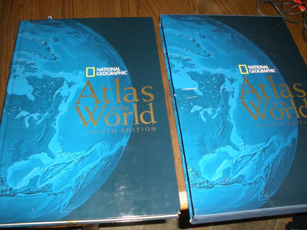 NATIONAL GEOGRAPHIC ATLAS OF THE WORLD 8TH EDITION HC SLIPCASE
