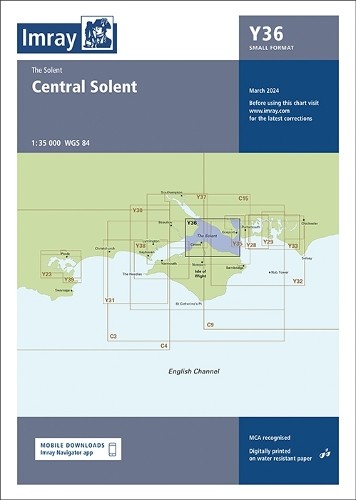 Imray Y Series Y36 Central Solent (Small Format) (Map) Y Charts
