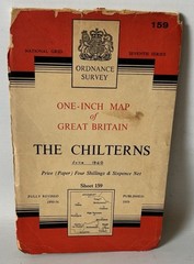 Ordnance Survey One Inch Map – The Chilterns – Sheet 159 – 1959