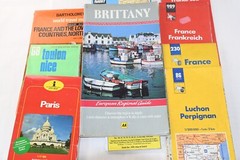 Vintage Traveller maps France x 12 Michelin etc See photos