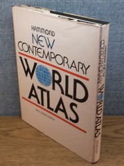 Hammond New Contemporary WORLD ATLAS 1979 Census Edition HC COFFEE TABLE