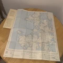 Ordnance Survey One Inch Map 2 Seventh Series Shetland Islands North Mainland OS