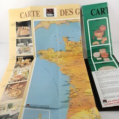Cartes Des Vins des Fromages Gastronomics Recta Foldex MapWine Cheese Leather