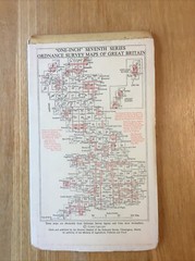 1956 Ordnance Survey One Inch Seventh Series Map 119 Stafford (incl Newport )
