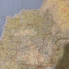 30 Miles Around Cornwall Map Johnston & Bacon