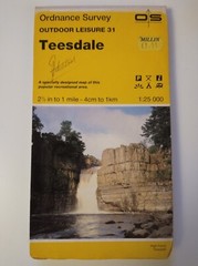 OS 1:25,000 Outdoor Leisure 31 Teesdale, 1986