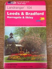Leeds: Bradford: Harrogate: Ilkley: Landranger 175: Ordnance Survey Map