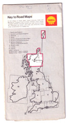 SHELL MAP Area 7: N. Scotland, Orkney & Shetland Isles (1968)