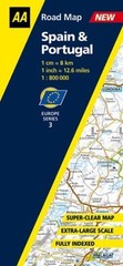 Spain and Portugal (AA Road Map Europe Series) Sheet map, folded Book The Fast