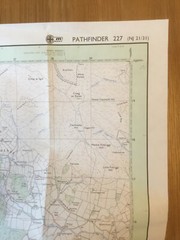 1992 Ordnance Survey Pathfinder Map 227 NJ 21/31 Strathdon (incl Badenyon )