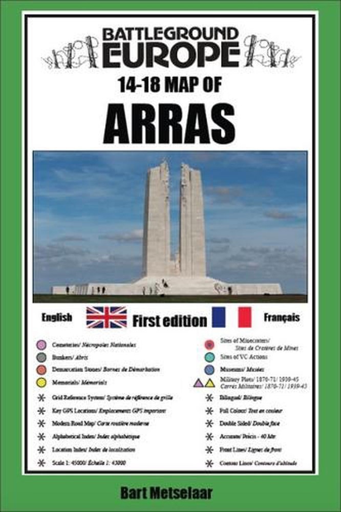 Arras (Map) by Metselaar, Bart Paperback Book