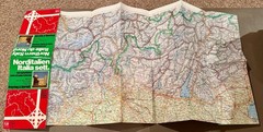 1990’s Vintage Rand McNally Northern ItalyEurope Road Map Freytag & Berndt Wien