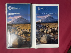 Bedrock Geology UK North – Book & Folding Map in Case – 5th Edition 1:625 000