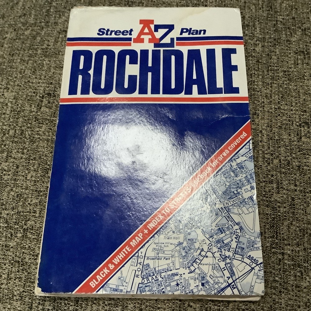 A. to Z. Street Plan of Rochdale by Geographers’ A-Z Map Compa Sheet map, folded