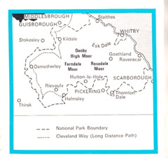NORTH YORK MOORS – Ordnance Survey Tourist Map