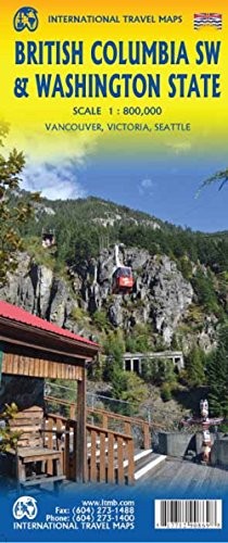 BRITISH COLUMBIA SW & WASHINGTON STATE TRAVEL REFERENCE By Itmb Publishing Ltd