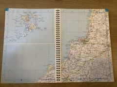 Map & Travel Guide Bristol Bath Job Lot Spiral Bound Book City of Bath Guide Did