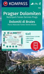 XXX Pragser Dolomiten NP Fanes-Sennes-Prags D/E/I + Aktiv Guide (Map)