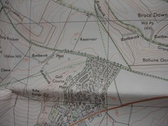 1987 WEST LAVINGTON & Upavon OS Map 1:25000 Pathfinder Map 1201 Vintage Wiltshir