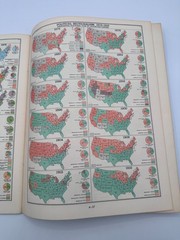 Hammond American History Atlas 1972 Vintage US Map History Book Illustrated