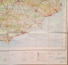 Ordnance Survey Quarter-Inch Map, Sheet 17: South East England (1974).
