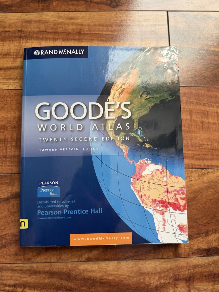 Goode’s World Atlas by Rand McNally Staff (2009, Trade Paperback)