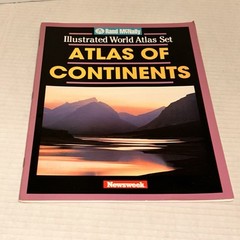 Rand McNally Illustrated World Atlas Of Continents & Oceans Softcover 1993