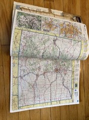 Rand McNally Road Atlas 1997 U.S. Canada Mexico 128 Pages Large 16×11″ Paperback