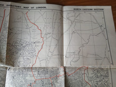Kelly’s London Post Office Directory 1972 Street Plan Maps Complete + cover
