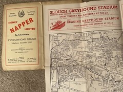 BARNETT’S OFFICIAL STREET PLAN OF SLOUGH c1950’s WITH ADVERTS