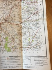 1946 Ordnance Survey One Inch Popular Edition Map 165 Weston-Super-Mare