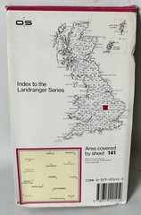 Ordnance Survey Landranger Map – Kettering & Corby – Sheet 141 – 1987