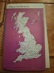 OS 1:50,000 First Series map 1976 – Sheet 7: Pentland Firth – Vintage