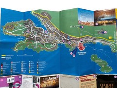 Dubrovnik, Croatia City Map, Foldable Map And Adverts