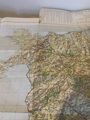 WALES & THE MARCHES Ordnance Survey Quarter Inch Map 1971 Lleyn Oswestry Fifth S